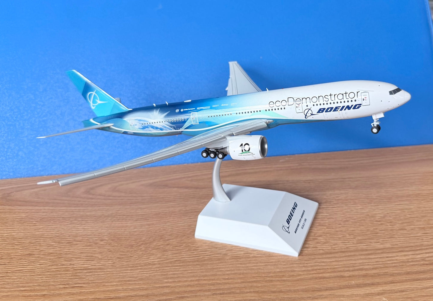 Boeing 777-200ER N861BC House EcoDemonstrator colors 1:200 scale diecast JC Wings