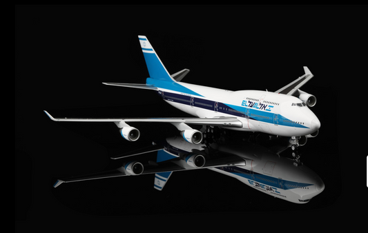 EL AL Boeing 747-400 4X-ELA Old colors 1/200 scale diecast Legacy Jets Models