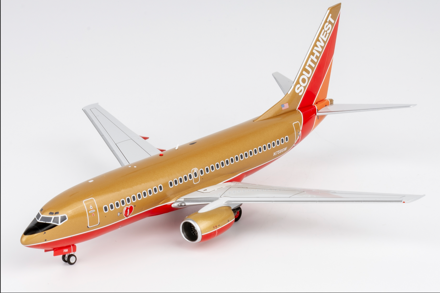 Southwest Boeing 737-700 N758SW Mustard Rocket 1:200 scale diecast NG Models