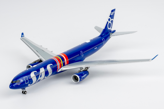 SAS-Scandinavian Airbus A330-343 LN-RKR 80 Years 1:400 scale diecast NG Models