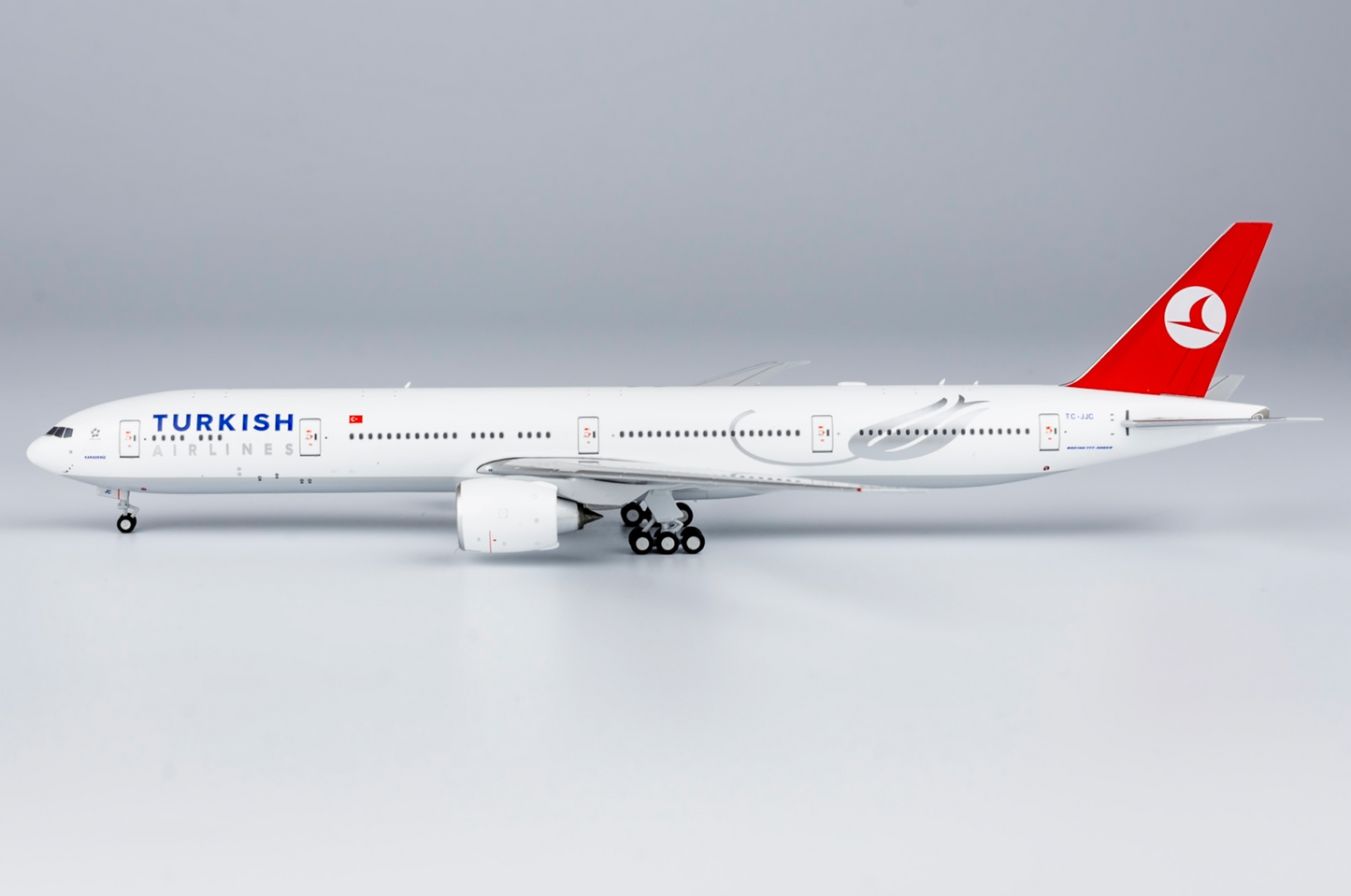 Turkish Airlines Boeing 777-300ER TC-JJC 2000s colors 1:400 scale diecast NG Models