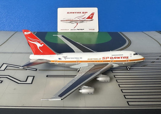 Qantas Australia Boeing 747SP VH-EAB Brisbane 1982 1/400 scale diecast JC Wings