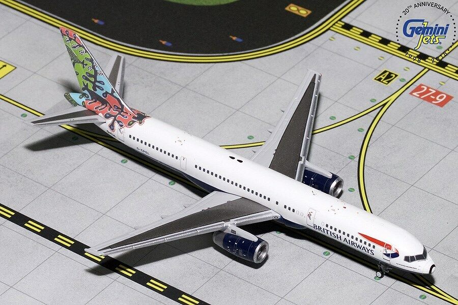 British Airways Boeing 757-236 G-CPEL Animals And Trees 1/400 diecast GeminiJets