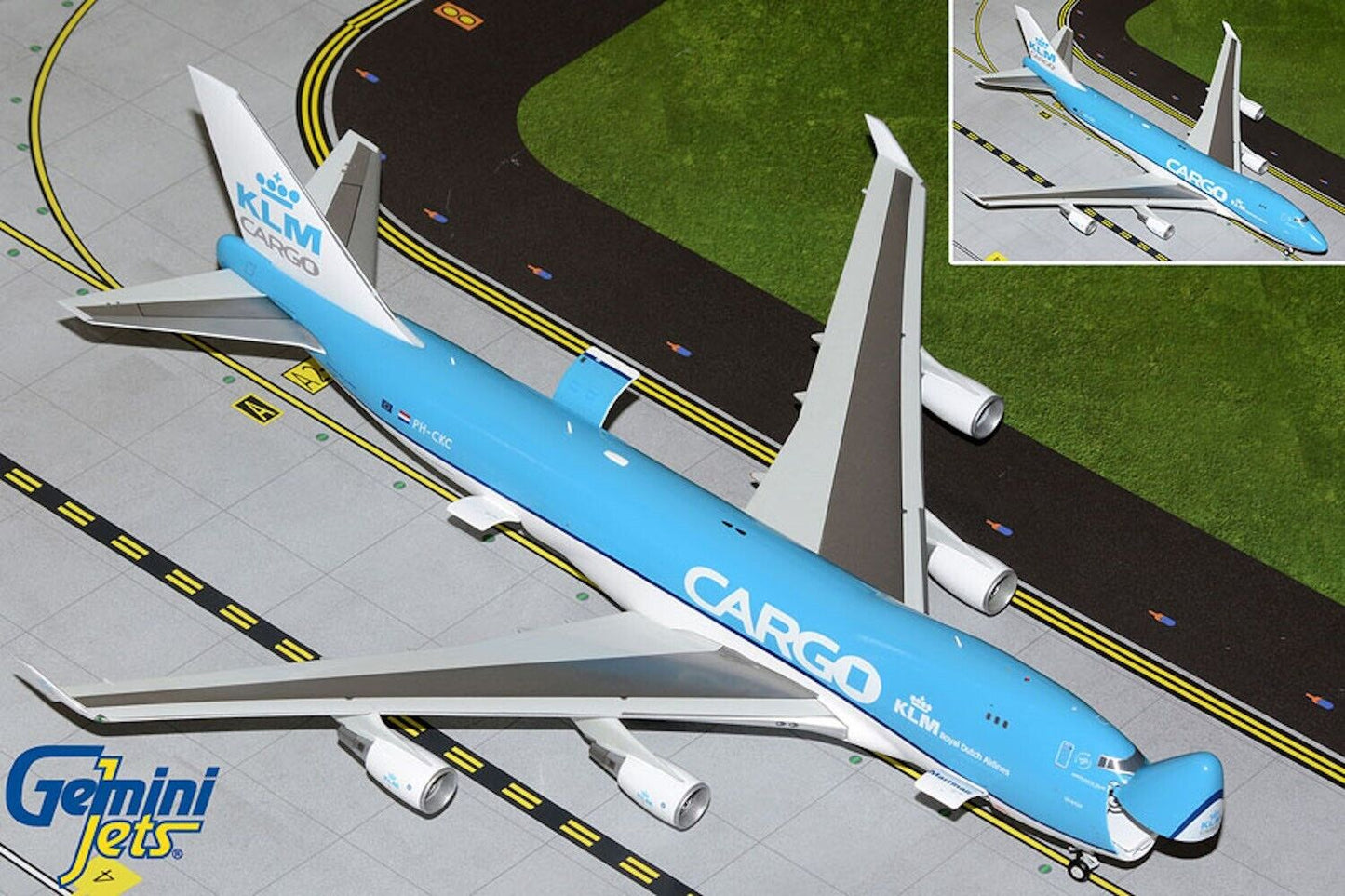 KLM Cargo Boeing 747-400F/ER PH-CKC Interactive 1/200 Scale diecast Gemini 200