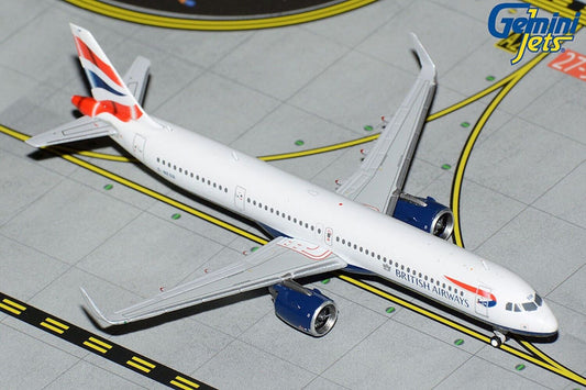 British Airways Airbus A321Neo G-NEOR Current colors 1/400 scale diecast GeminiJets