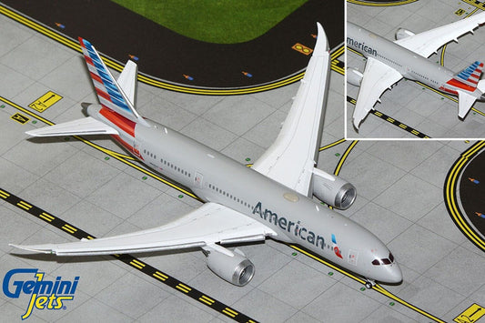 American Boeing 787-8 N808AN current colors 1/400 scale diecast Gemini Jets