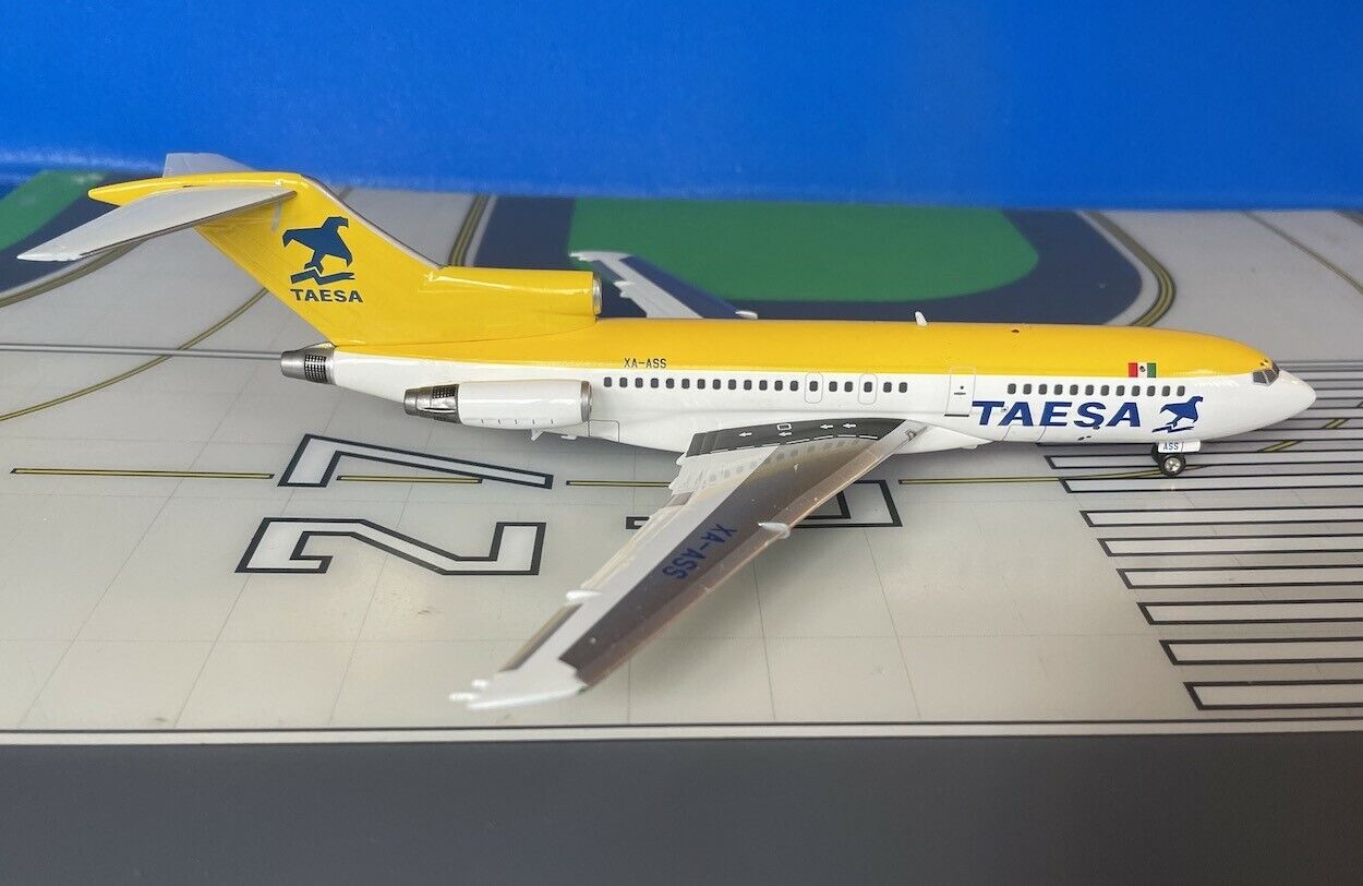 TAESA Boeing 727-100 XA-ASS 1990s 1/200 scale diecast Inflight/El Aviador Models