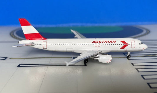 Austrian Airbus A320-214 OE-LBO Retro 1/400 scale diecast Aeroclassics