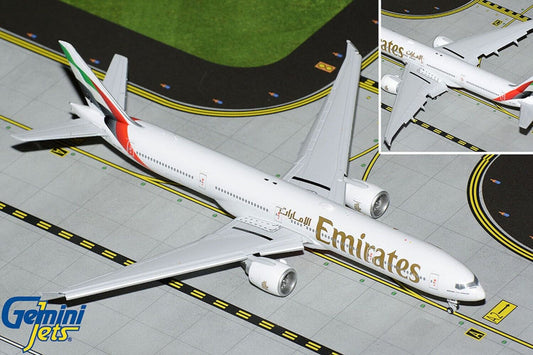 Emirates Boeing 777-300ER A6-ENV New Colors Flaps down 1/400 scale diecast GeminiJets