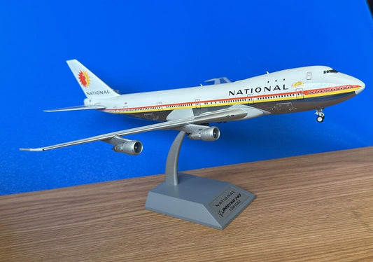 National Boeing 747-135 N77773 1970s Sun King 1/200 scale diecast Inflight model