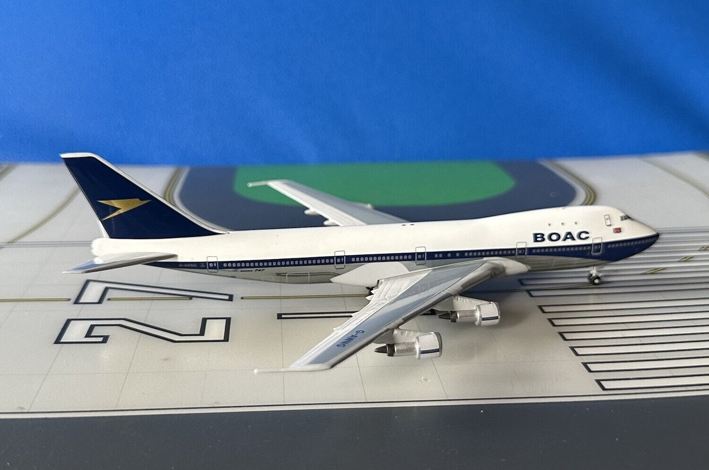 BOAC Boeing 747-136 G-AWNG late 1960s 1/400 scale diecast Aeroclassics