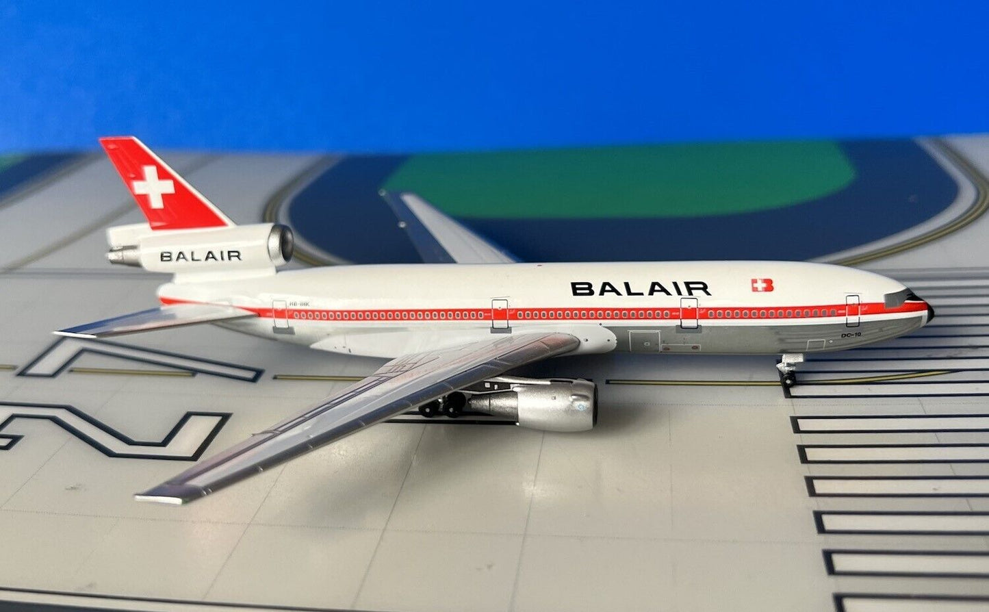 Balair McD Douglas DC-10-30 HB-IHK Black titles 1/400 scale diecast Aeroclassics