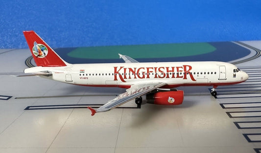 Kingfisher Airbus A320-232 VT-KFD current 1/400 scale diecast Aeroclassics