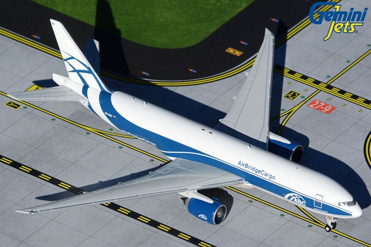 AirBridgeCargo Boeing 777-F VQ-BAO 1/400 scale diecast Gemini Jets