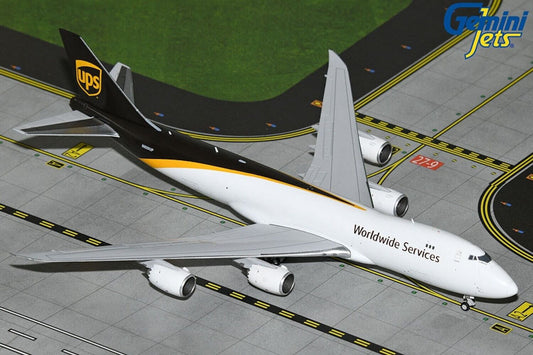 UPS Boeing 747-8F N609UP current colors 1/400 scale diecast Gemini Jets