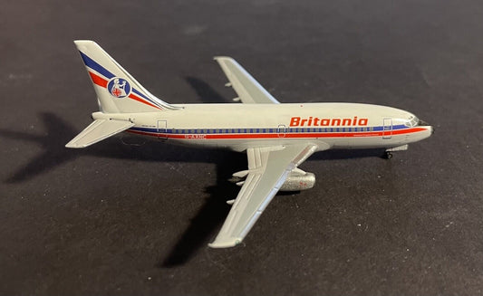 Britannia Boeing 737-200 G-AXNC 1970s 1/400 scale diecast Aeroclassics