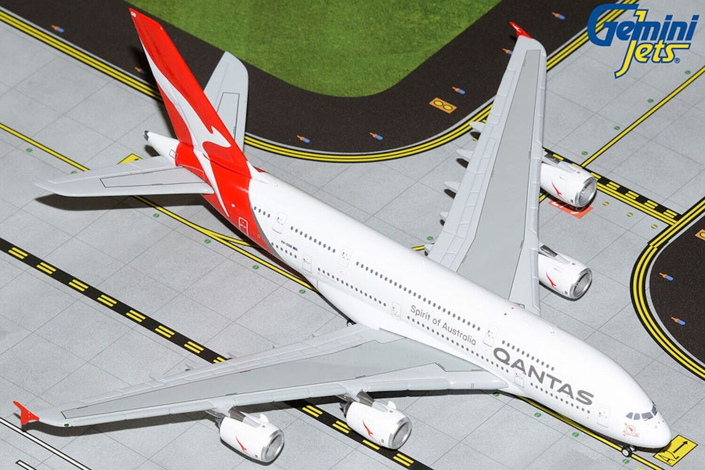 Qantas Airbus A380-842 VH-OQB current 1/400 scale diecast Gemin Jets