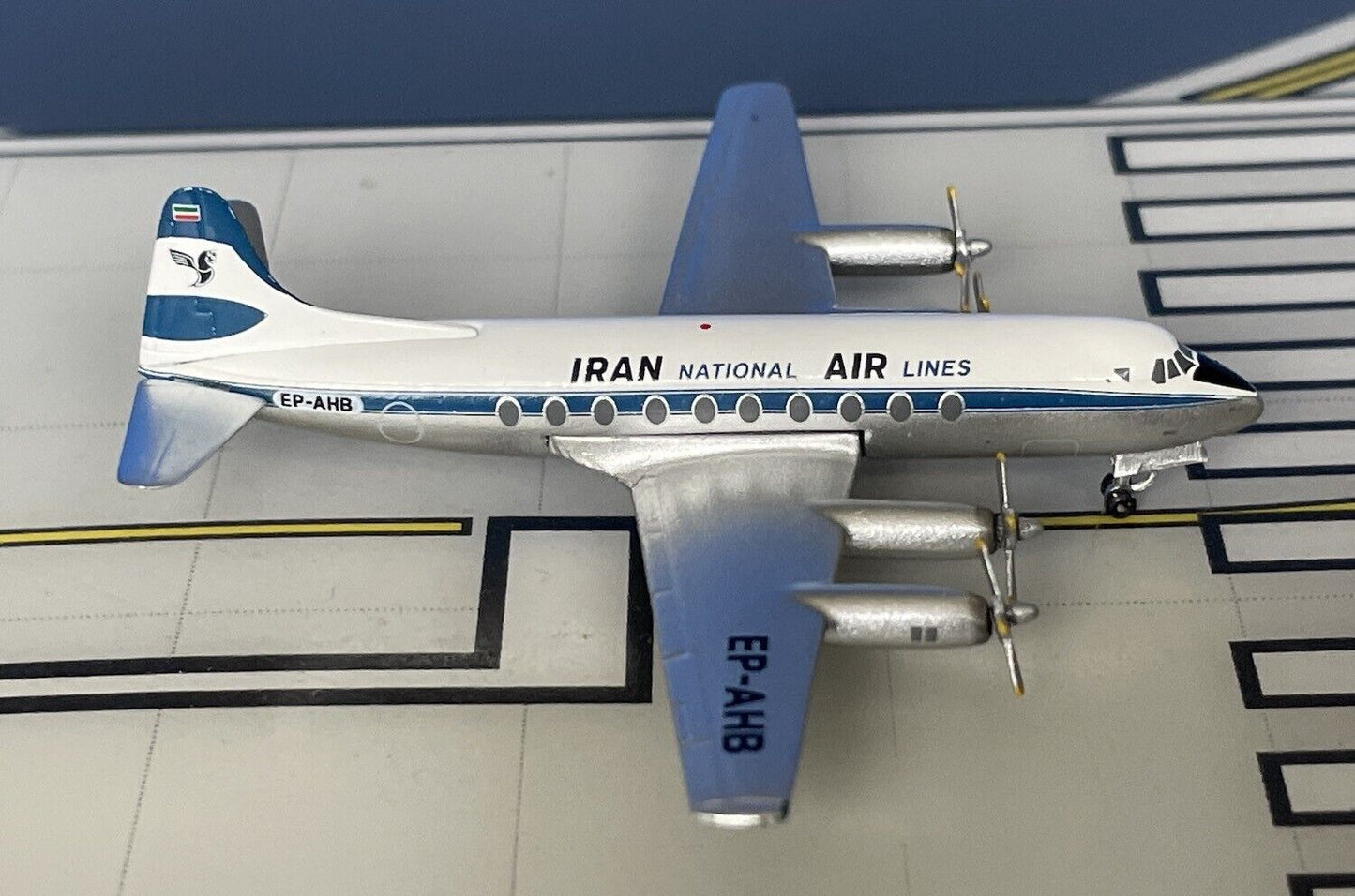 Iran National Air Lines Vickers Viscount EP-IHB 1/400 scale diecast Aeroclassics