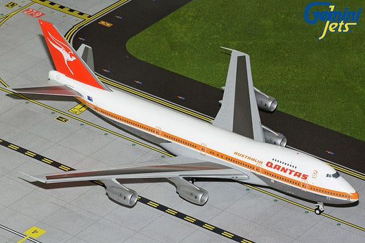 Qantas Australia Boeing 747-200BM VH-ECB 1980s 1/200 scale diecast GeminiJets