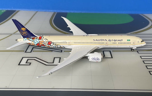 Saudia Boeing 787-9 HZ-AR13 Arabic Calligrapy 1/400 scale diecast Phoenix Models