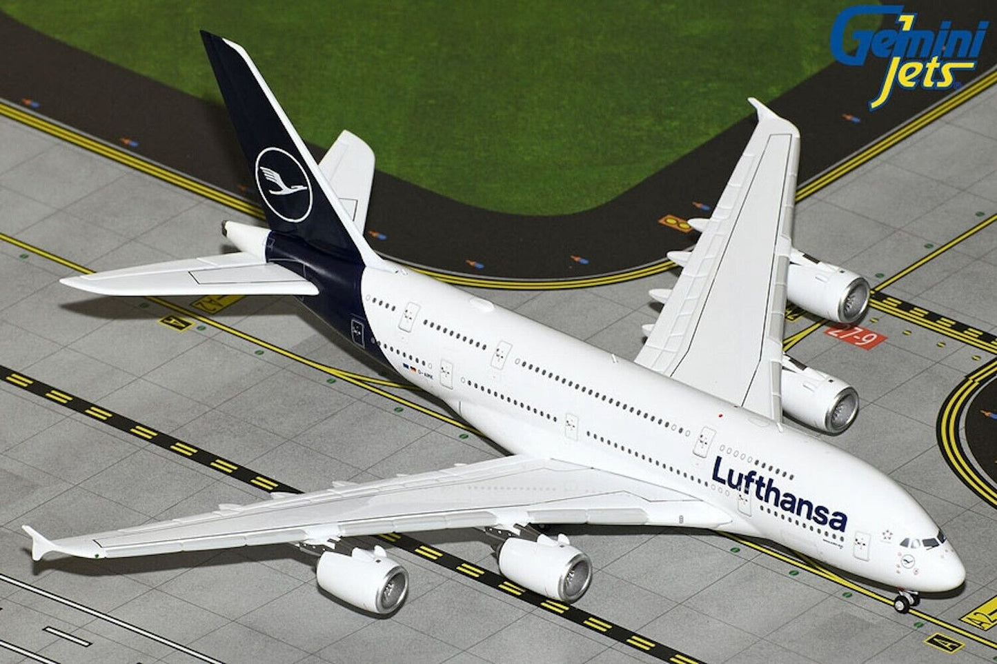 Lufthansa Airbus A380-841 D-AIMK current colors 1/400 scale diecast Gemin Jets