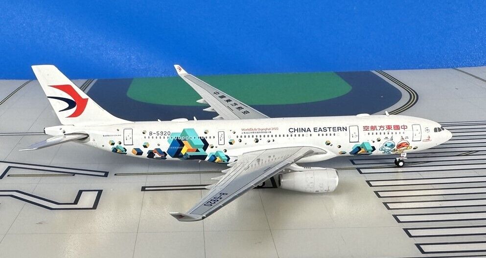 China Eastern Airbus A330-200 B-5920 World Skills Shanghai 2022 1/400 scale diecast JCWings