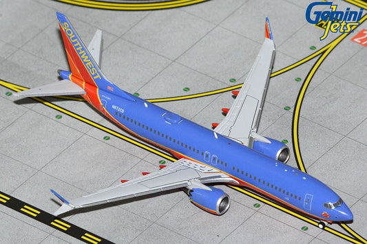 Southwest Boeing 737 Max-8 N872CB Canyon Blue 1/400 scale diecast GeminiJets