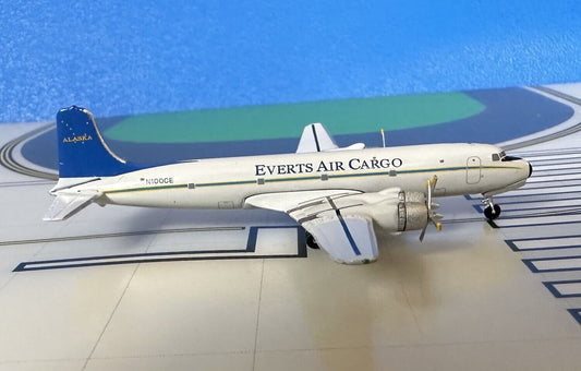 Everts Air Cargo Douglas DC-6A N100CE Current 1/400 scale diecast Aeroclassics