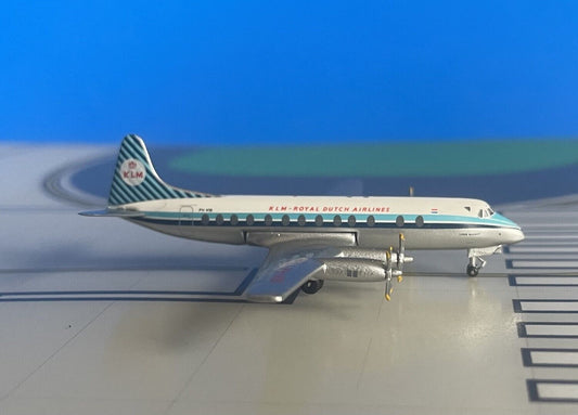 KLM Vickers Viscount 833 PH-VIB 1960s colors 1/400 scale diecast Aeroclassics